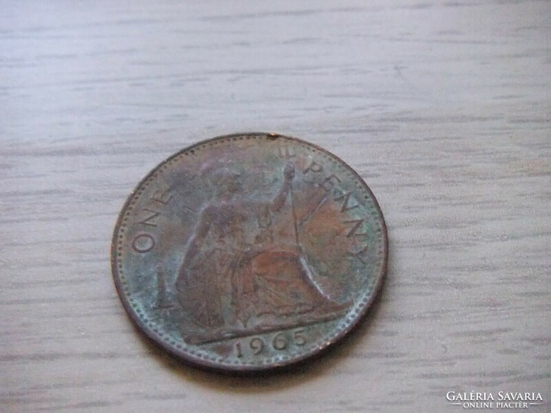 1 Penny 1965 England