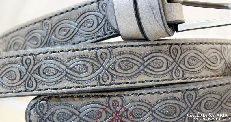 Engraved belt with Bocskai pattern