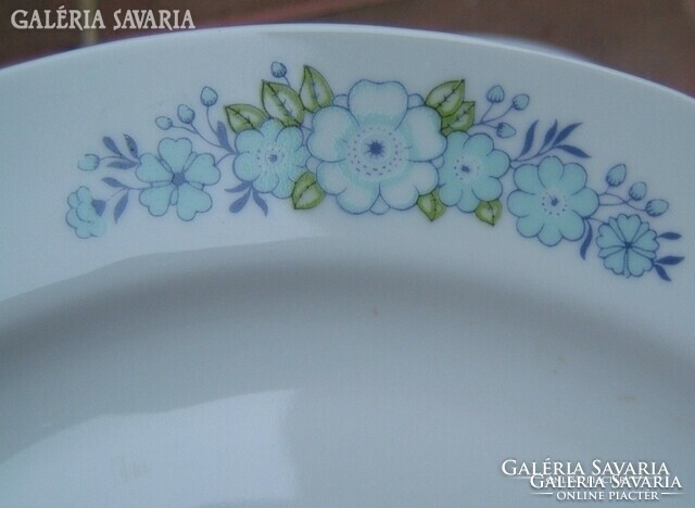 Zsolnay kékvirágos tányérkészlet - CSAK NAGY LAPOS TÁNYÉROK ! 6 DB !!