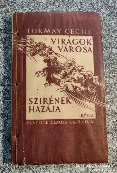 Cecile of Tormay: city of flowers - homeland of sirens - first c.1935 - Antique Florentine and Sicilian travel maps