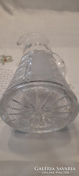 Gyönyörű ólomkristály vizes, limonádés,kancsó 25 cm