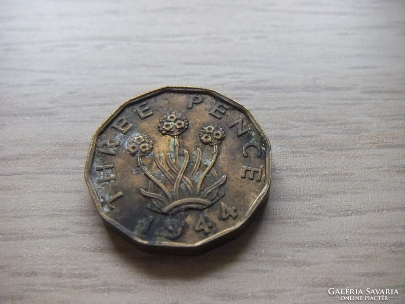 3 Penny 1944 England
