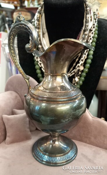 Antique silver spout