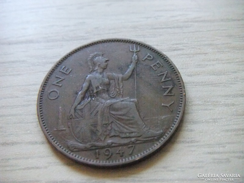 1 Penny 1947 England