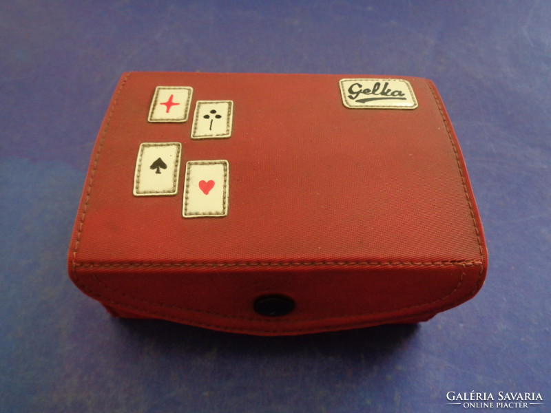 Gelka in advertising holder, Tungsram card deck