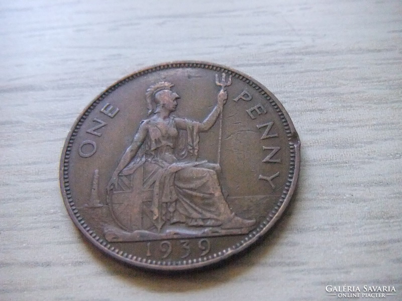 1 Penny 1939 England