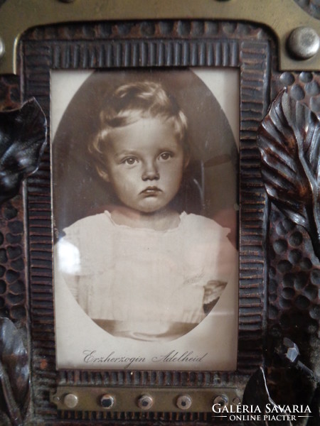 1917. The emperor's child in a large photo holder