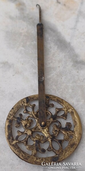 Antique clock pendulum biedermeier kepora frame clock table clock copper pendulum