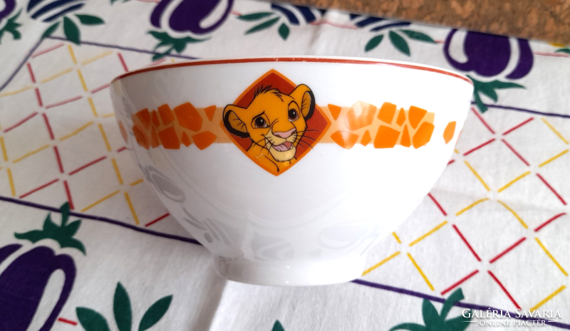 Disney children's porcelain bowl - lion king -