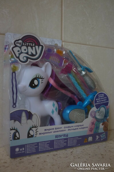 Hasbro My Little Pony fodrászolható Rarity/Én kicsi pónim Rarity csodálatos hajszalon