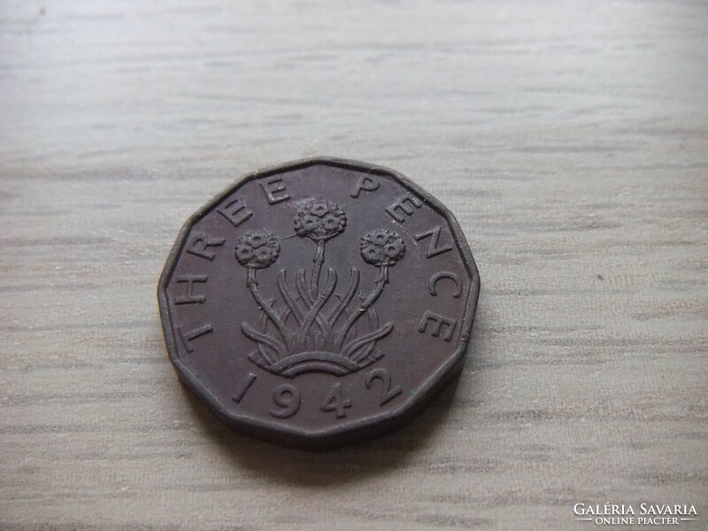 3 Penny 1942 England