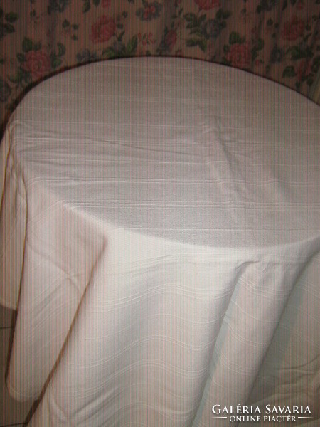 White cotton fabric bedspread