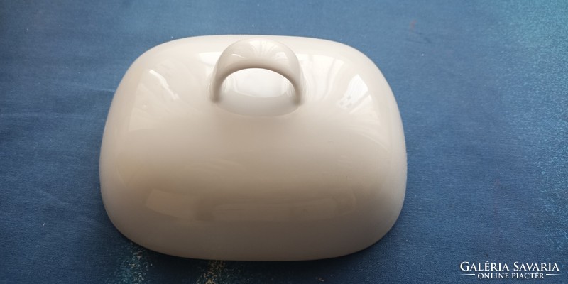 Alföld porcelain snow-white butter holder lid
