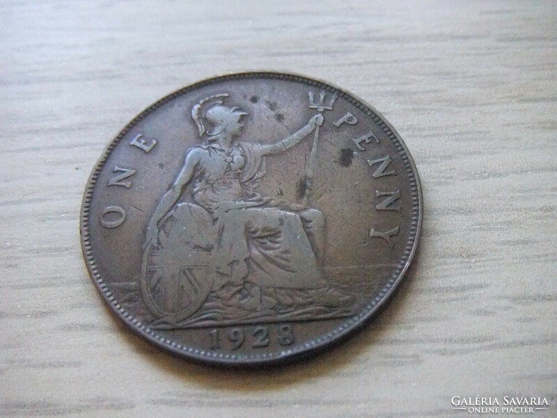 1 Penny 1928 England