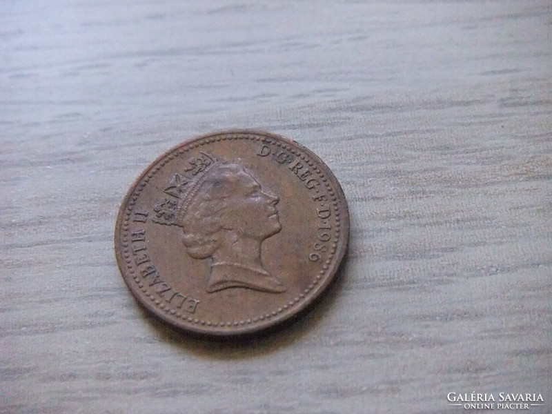 1 Penny 1986 England