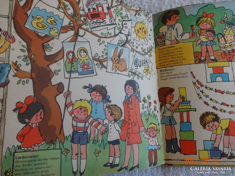 Bummi - old, retro, German children's magazine 1971. Grades 1-12. His number tied together - a curiosity!