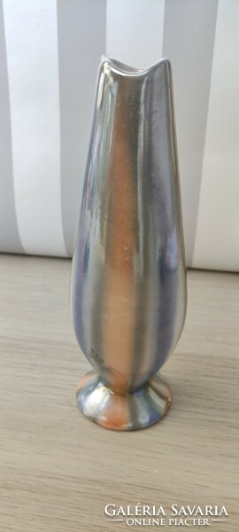 Old Hungarian iridescent vase