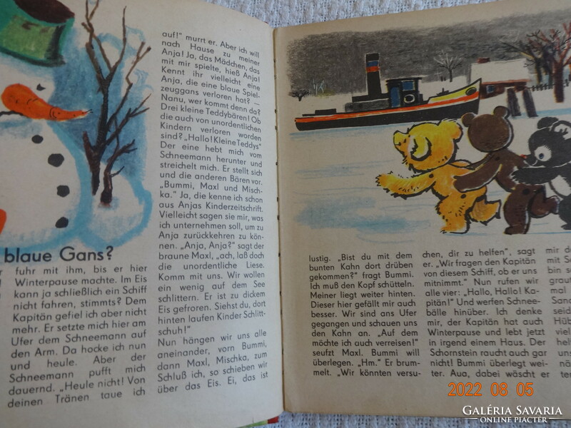 Bummi - old, retro, German children's magazine 1971. Grades 1-12. His number tied together - a curiosity!