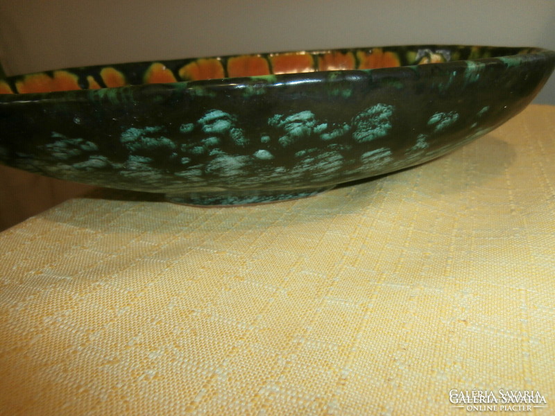 Ikebana flower bowl is a rare Polish ceramic