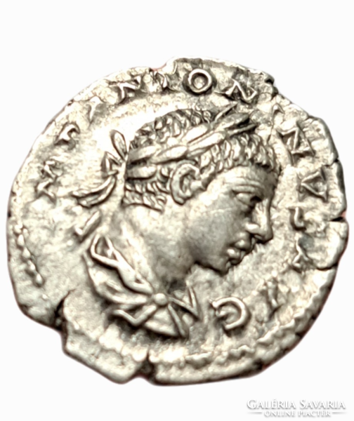 Elagabalus AD 219 Rome denar pax Roman Empire