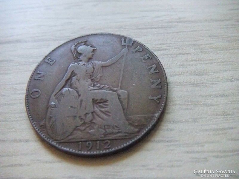 1 Penny 1912 England