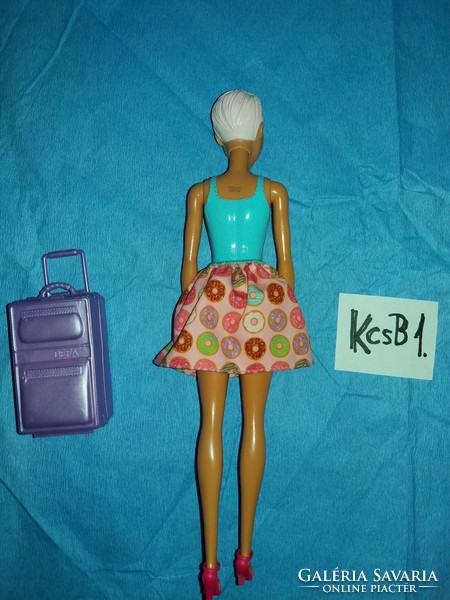 Beautiful 2019 mattel color reveal fashion barbie doll with suitcase according to the pictures kcsb1.