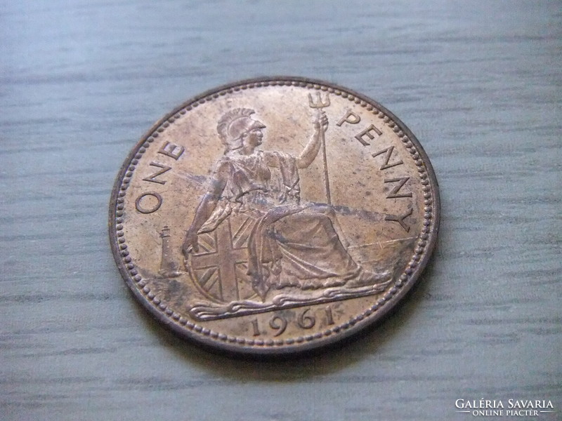 1 Penny 1961 England