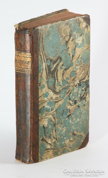 1782 - György Maróthi - arithmetica, or the art of calculation in a rare, beautiful half-leather binding !!