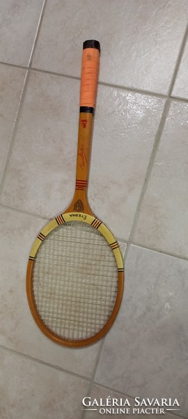 Retro wooden eterna brand tennis racket