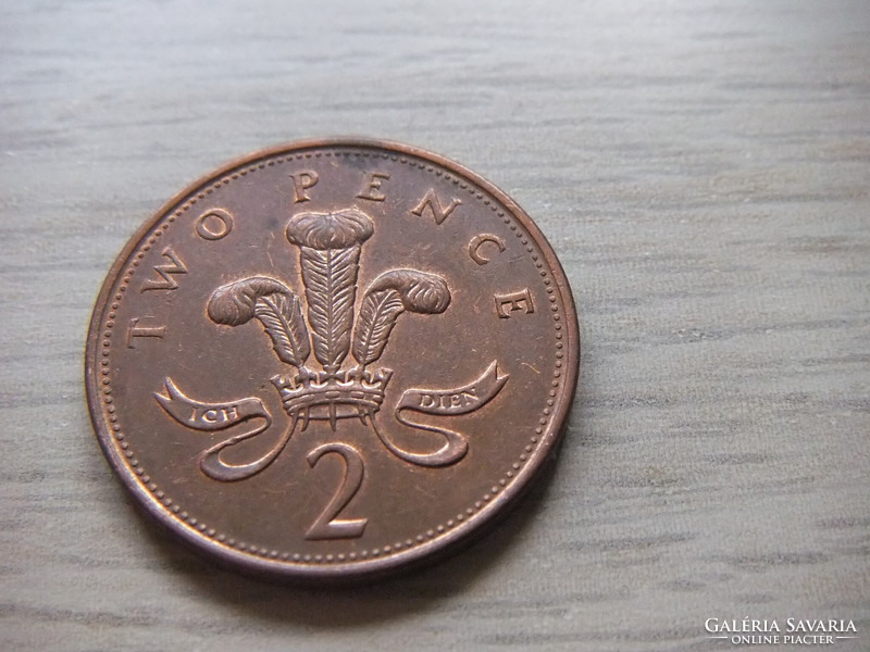 2 Penny 2002 England