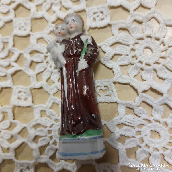 Szent Antal a kisdeddel- Antik kegytárgy szobor