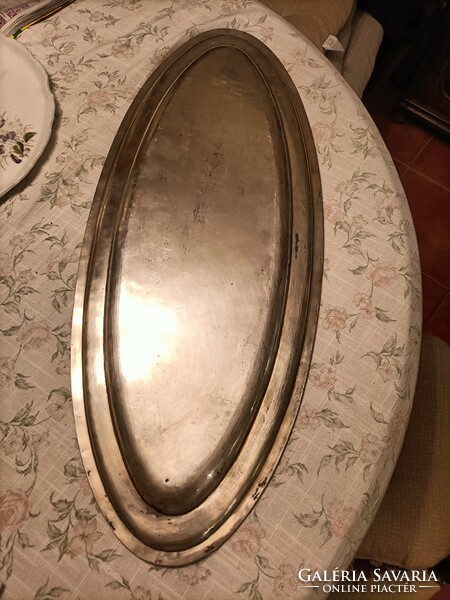 Grandiose silver (fish) tray 1.87 kg