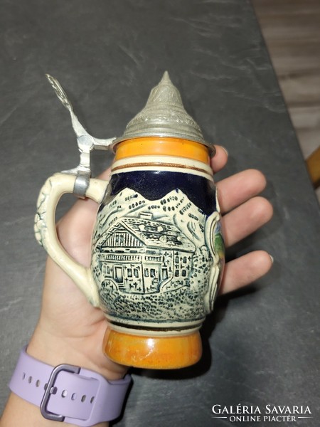 German beer mug original king cup 14cm