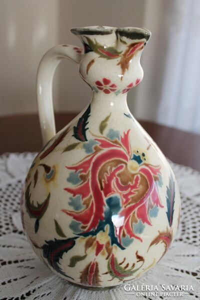 Zsolnay decorative jug - special shape