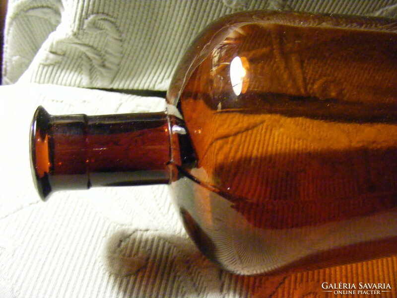 B.J. Prague régi patika üveg palack 2,5 literes - 34 cm