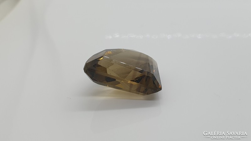 Smoky quartz fantasy polished 10 carats. With certification.