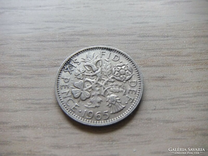 6 Penny 1965 England