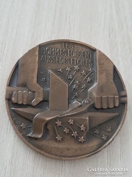 Gte - segia Budapest 1971 October men also forge stars bronze commemorative plaque