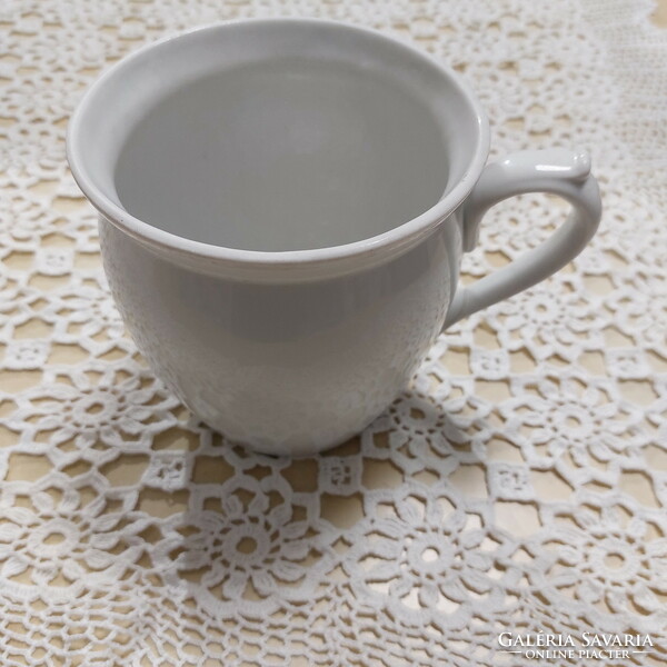 White porcelain, sour cream bowl