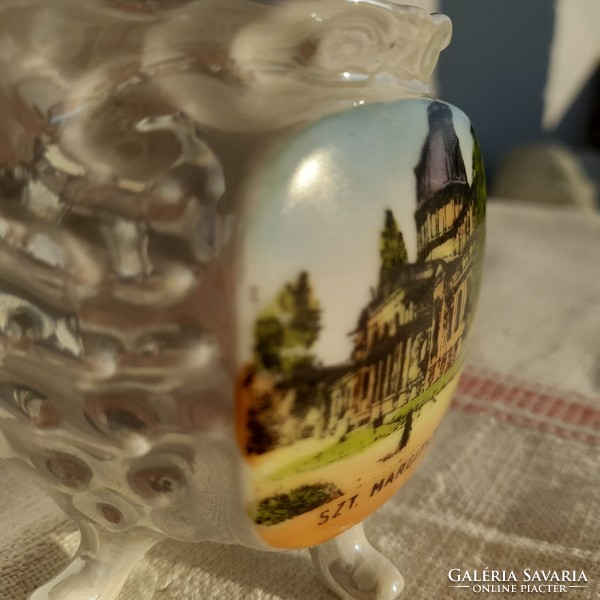 Special small porcelain memorial jug, 