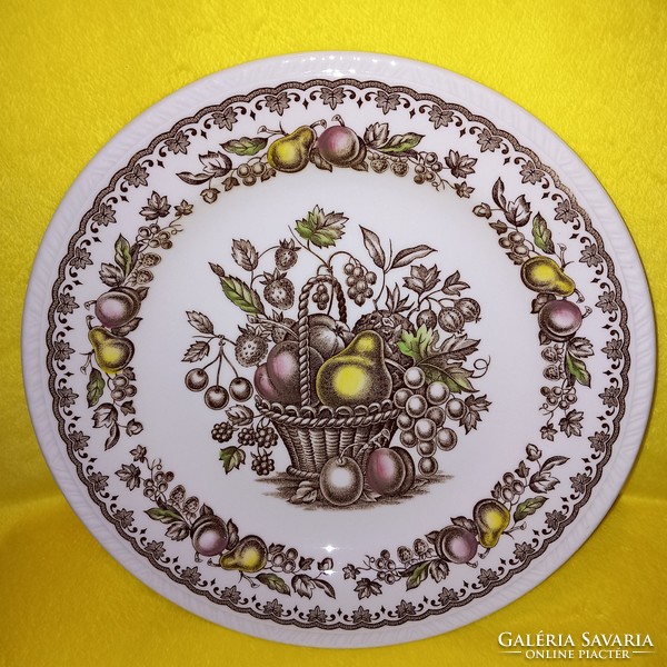 Colorful and fruity, English, windsor, wood & sons cake plate, offering.