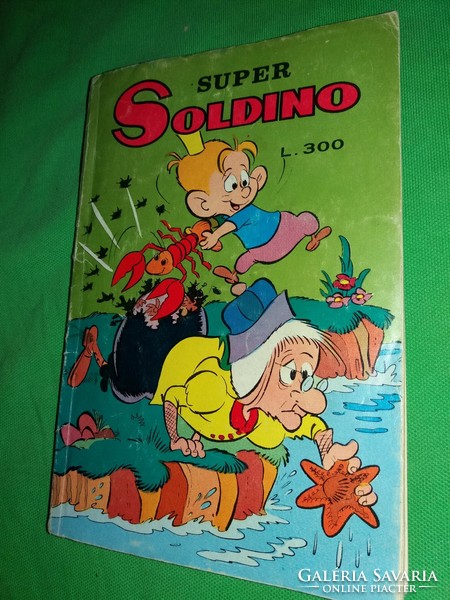 1976.Retro olasz Talján képregény könyv. mint a PIF SUPER SOLDINO 41. szám képek szerint