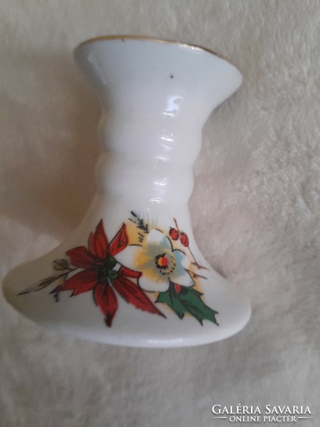 Santa flower candle holder