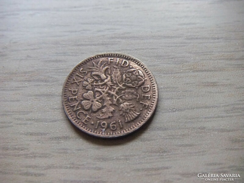 6 Penny 1961 England