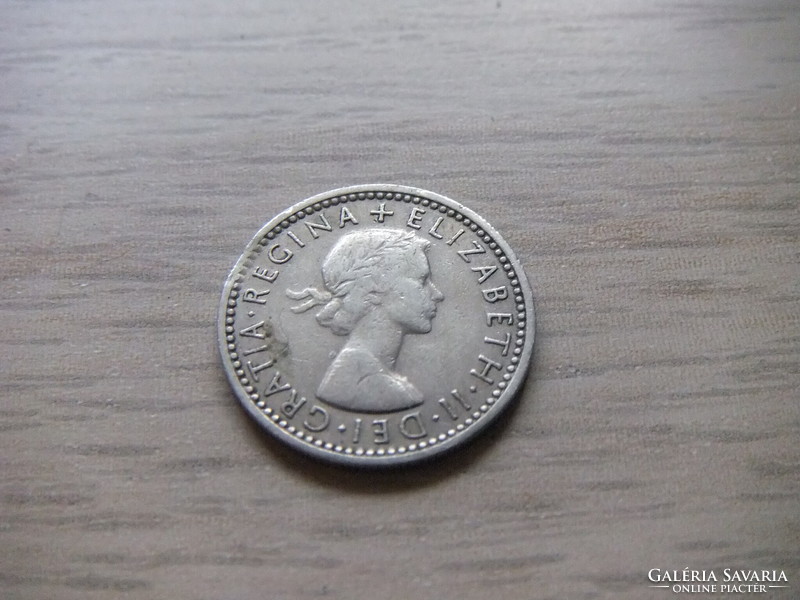 6 Penny 1960 England