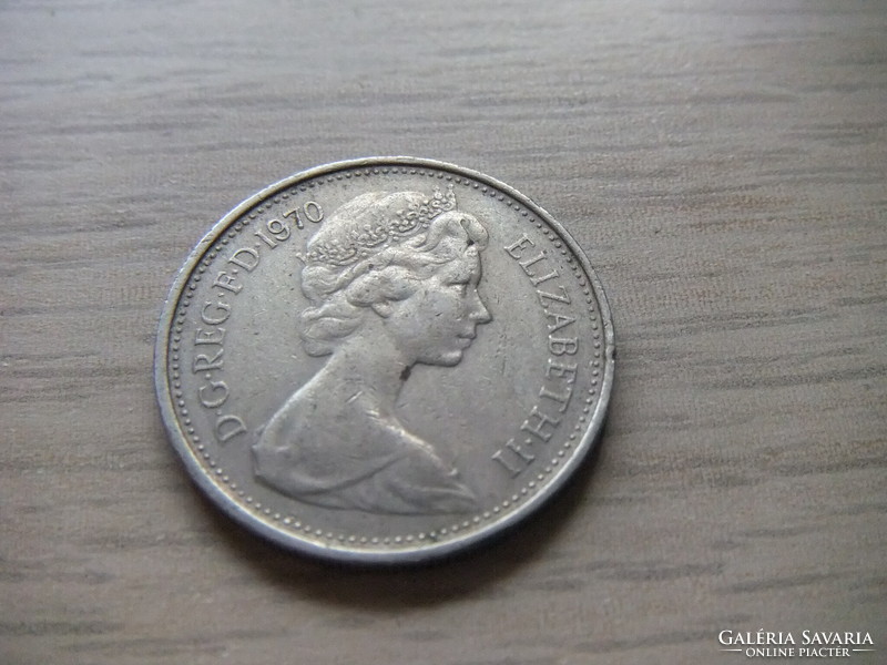 5 Penny 1970 England