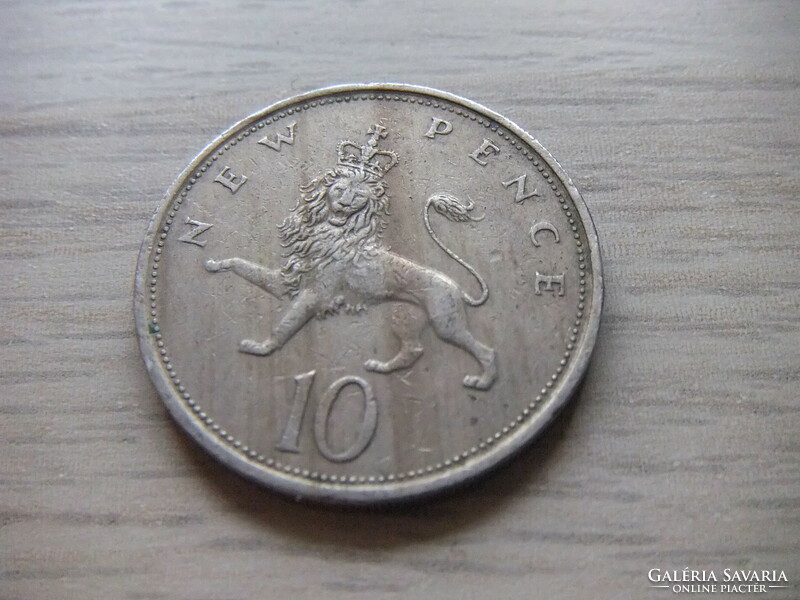 10 Penny 1976 England