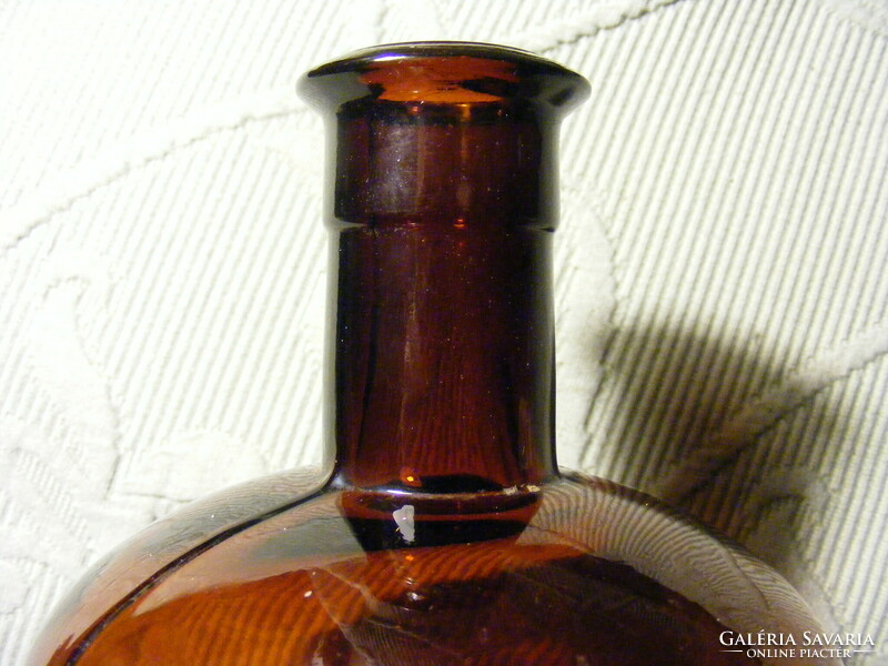 B. J. Prague old apothecary glass bottle 2.5 liters - 34 cm