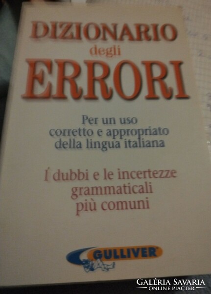 Dizionario degli errori : Italian dictionary