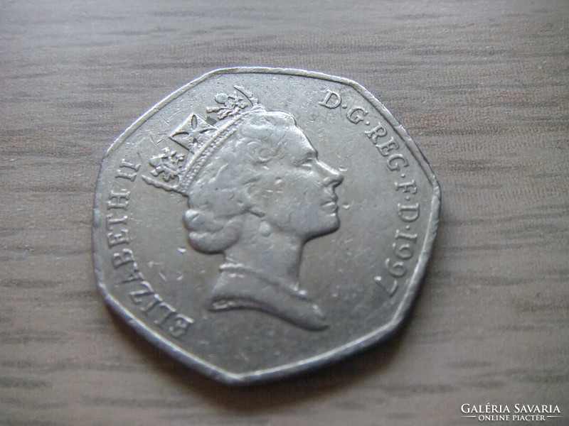 50 Penny 1997 England